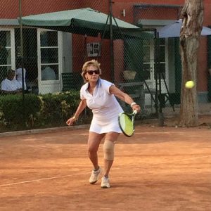 Silvana Rizzi, gioca a tennis